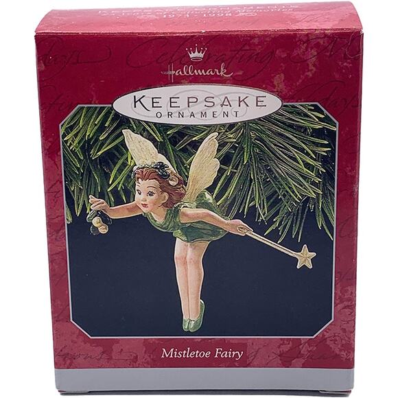 Hallmark Keepsake 1998 Mistletoe Fairy Collectible Christmas Ornament Mint Box - Picture 1 of 6
